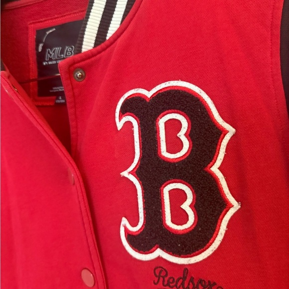 Woman’s vintage Y2K Japan L GUC some light fading MLB Boston Bomber Jacket - Picture 13 of 13